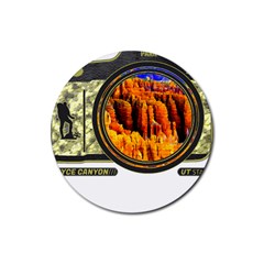 Bryce Canyon National Park T- Shirt Bryce Canyon National Park Adventure, Utah, Photographers T- Shi Rubber Coaster (round) by JamesGoode