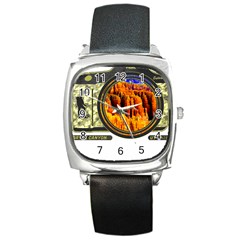 Bryce Canyon National Park T- Shirt Bryce Canyon National Park Adventure, Utah, Photographers T- Shi Square Metal Watch by JamesGoode