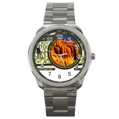 Bryce Canyon National Park T- Shirt Bryce Canyon National Park Adventure, Utah, Photographers T- Shi Sport Metal Watch by JamesGoode