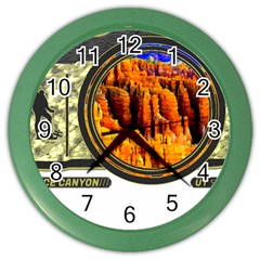 Bryce Canyon National Park T- Shirt Bryce Canyon National Park Adventure, Utah, Photographers T- Shi Color Wall Clock by JamesGoode