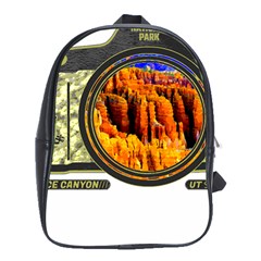 Bryce Canyon National Park T- Shirt Bryce Canyon National Park Adventure, Utah, Photographers T- Shi School Bag (xl) by JamesGoode