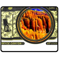 Bryce Canyon National Park T- Shirt Bryce Canyon National Park Adventure, Utah, Photographers T- Shi Two Sides Fleece Blanket (medium) by JamesGoode