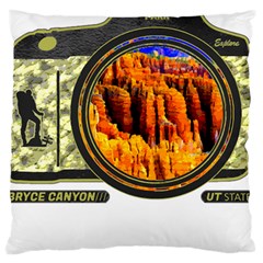 Bryce Canyon National Park T- Shirt Bryce Canyon National Park Adventure, Utah, Photographers T- Shi Standard Premium Plush Fleece Cushion Case (one Side) by JamesGoode