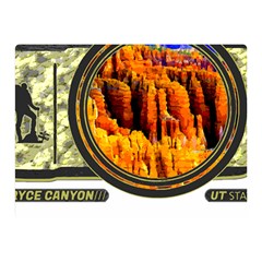 Bryce Canyon National Park T- Shirt Bryce Canyon National Park Adventure, Utah, Photographers T- Shi Two Sides Premium Plush Fleece Blanket (mini) by JamesGoode