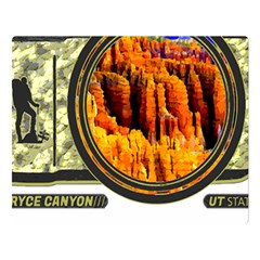 Bryce Canyon National Park T- Shirt Bryce Canyon National Park Adventure, Utah, Photographers T- Shi Two Sides Premium Plush Fleece Blanket (large) by JamesGoode