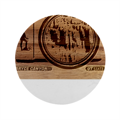 Bryce Canyon National Park T- Shirt Bryce Canyon National Park Adventure, Utah, Photographers T- Shi Marble Wood Coaster (round) by JamesGoode