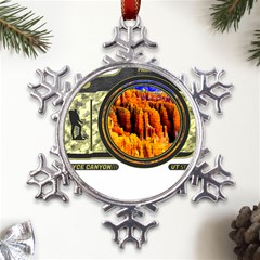 Bryce Canyon National Park T- Shirt Bryce Canyon National Park Adventure, Utah, Photographers T- Shi Metal Large Snowflake Ornament by JamesGoode