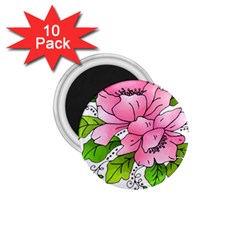 Flowers Art T- Shirtflowers T- Shirt (1) 1 75  Magnets (10 Pack)  by ZUXUMI