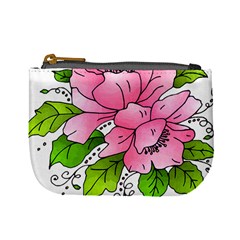 Flowers Art T- Shirtflowers T- Shirt (1) Mini Coin Purse