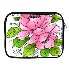 Flowers Art T- Shirtflowers T- Shirt (1) Apple Ipad 2/3/4 Zipper Cases