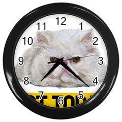 Persian Cat T-shirtnope Not Today Persian Cat 27 T-shirt Wall Clock (black) by EnriqueJohnson