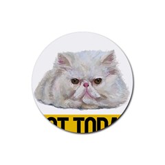 Persian Cat T-shirtnope Not Today Persian Cat 27 T-shirt Rubber Coaster (round) by EnriqueJohnson