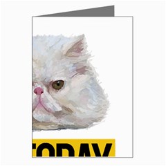 Persian Cat T-shirtnope Not Today Persian Cat 27 T-shirt Greeting Card by EnriqueJohnson