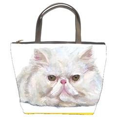 Persian Cat T-shirtnope Not Today Persian Cat 27 T-shirt Bucket Bag by EnriqueJohnson