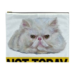 Persian Cat T-shirtnope Not Today Persian Cat 27 T-shirt Cosmetic Bag (xl) by EnriqueJohnson