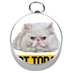 Persian Cat T-shirtnope Not Today Persian Cat 27 T-shirt Silver Compasses by EnriqueJohnson