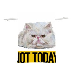 Persian Cat T-shirtnope Not Today Persian Cat 27 T-shirt Lightweight Drawstring Pouch (l) by EnriqueJohnson