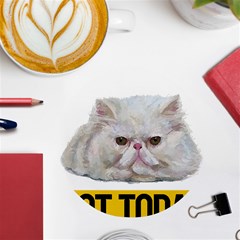 Persian Cat T-shirtnope Not Today Persian Cat 27 T-shirt Uv Print Round Tile Coaster by EnriqueJohnson