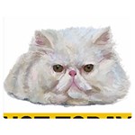 Persian Cat T-shirtnope Not Today Persian Cat 27 T-shirt Premium Plush Fleece Blanket (Medium) 60 x50  Blanket Front