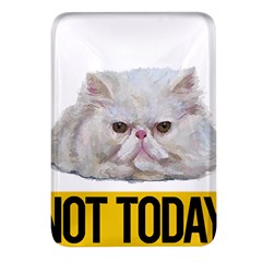 Persian Cat T-shirtnope Not Today Persian Cat 27 T-shirt Rectangular Glass Fridge Magnet (4 Pack) by EnriqueJohnson