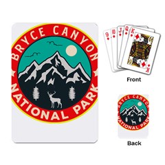 Bryce Canyon National Park T- Shirt Bryce Canyon National Park T- Shirt Playing Cards Single Design (rectangle) by JamesGoode