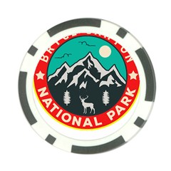 Bryce Canyon National Park T- Shirt Bryce Canyon National Park T- Shirt Poker Chip Card Guard by JamesGoode