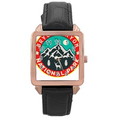 Bryce Canyon National Park T- Shirt Bryce Canyon National Park T- Shirt Rose Gold Leather Watch  by JamesGoode