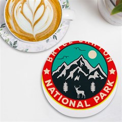 Bryce Canyon National Park T- Shirt Bryce Canyon National Park T- Shirt Uv Print Round Tile Coaster by JamesGoode