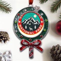 Bryce Canyon National Park T- Shirt Bryce Canyon National Park T- Shirt Metal X mas Lollipop With Crystal Ornament by JamesGoode