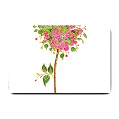 Flowers Art T- Shirtflowers T- Shirt (2) Small Doormat