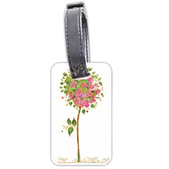 Flowers Art T- Shirtflowers T- Shirt (2) Luggage Tag (one Side)