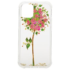 Flowers Art T- Shirtflowers T- Shirt (2) Iphone 12 Mini Tpu Uv Print Case	