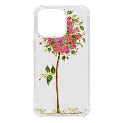 Flowers Art T- Shirtflowers T- Shirt (2) Iphone 13 Pro Tpu Uv Print Case