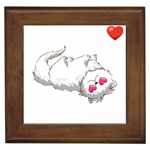 Persian Cat T-shirtsteal Your Heart Persian Cat 01 T-shirt Framed Tile Front