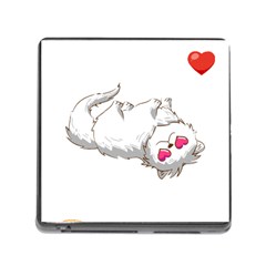 Persian Cat T-shirtsteal Your Heart Persian Cat 01 T-shirt Memory Card Reader (square 5 Slot) by EnriqueJohnson