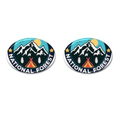 Buffalo Gap National Grassland T- Shirt Buffalo Gap National Grassland T- Shirt Cufflinks (oval)