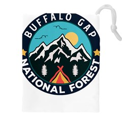 Buffalo Gap National Grassland T- Shirt Buffalo Gap National Grassland T- Shirt Drawstring Pouch (5xl) by JamesGoode