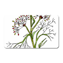 Flowers Art T- Shirtflowers T- Shirt (3) Magnet (rectangular)