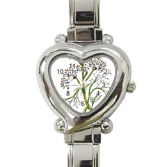 Flowers Art T- Shirtflowers T- Shirt (3) Heart Italian Charm Watch