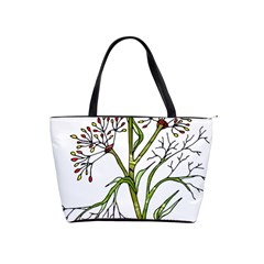 Flowers Art T- Shirtflowers T- Shirt (3) Classic Shoulder Handbag