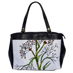 Flowers Art T- Shirtflowers T- Shirt (3) Oversize Office Handbag