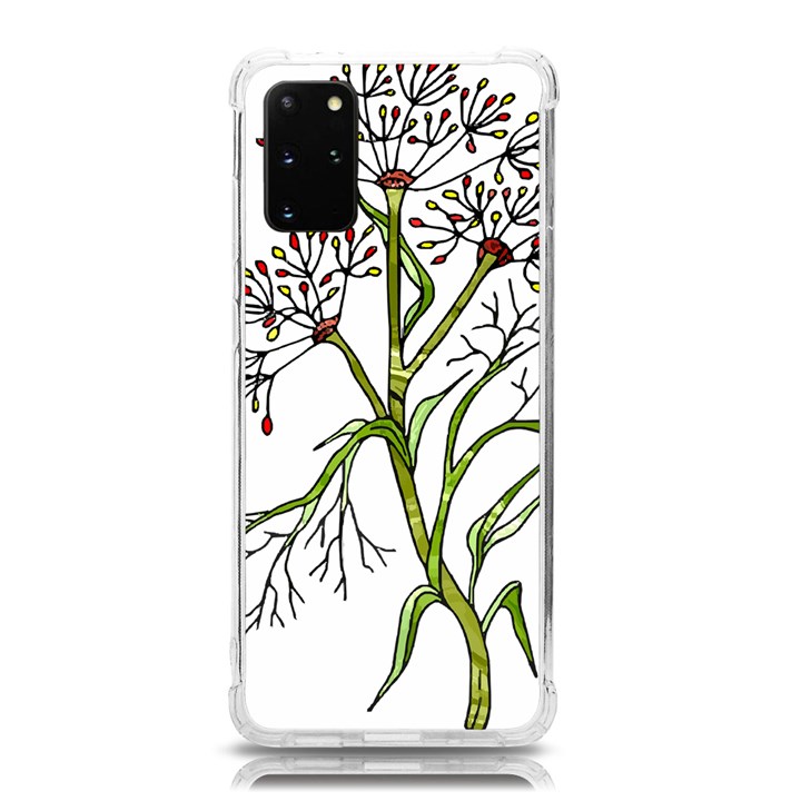 Flowers Art T- Shirtflowers T- Shirt (3) Samsung Galaxy S20Plus 6.7 Inch TPU UV Case