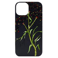 Flowers Art T- Shirtflowers T- Shirt (3) Iphone 14 Black Uv Print Case by ZUXUMI