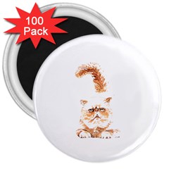 Persian Cat T-shirtsteal Your Heart Persian Cat 22 T-shirt 3  Magnets (100 Pack) by EnriqueJohnson