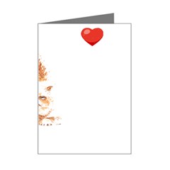 Persian Cat T-shirtsteal Your Heart Persian Cat 22 T-shirt Mini Greeting Card by EnriqueJohnson