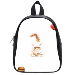 Persian Cat T-shirtsteal Your Heart Persian Cat 22 T-shirt School Bag (small) by EnriqueJohnson