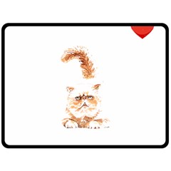 Persian Cat T-shirtsteal Your Heart Persian Cat 22 T-shirt Fleece Blanket (large) by EnriqueJohnson