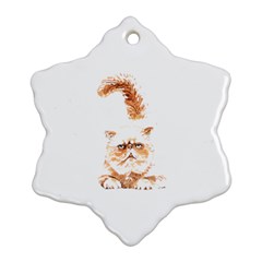 Persian Cat T-shirtsteal Your Heart Persian Cat 22 T-shirt Ornament (snowflake) by EnriqueJohnson