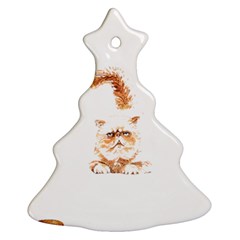 Persian Cat T-shirtsteal Your Heart Persian Cat 22 T-shirt Ornament (christmas Tree)  by EnriqueJohnson