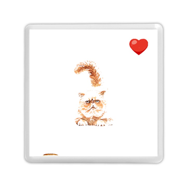 Persian Cat T-shirtsteal Your Heart Persian Cat 22 T-shirt Memory Card Reader (Square)